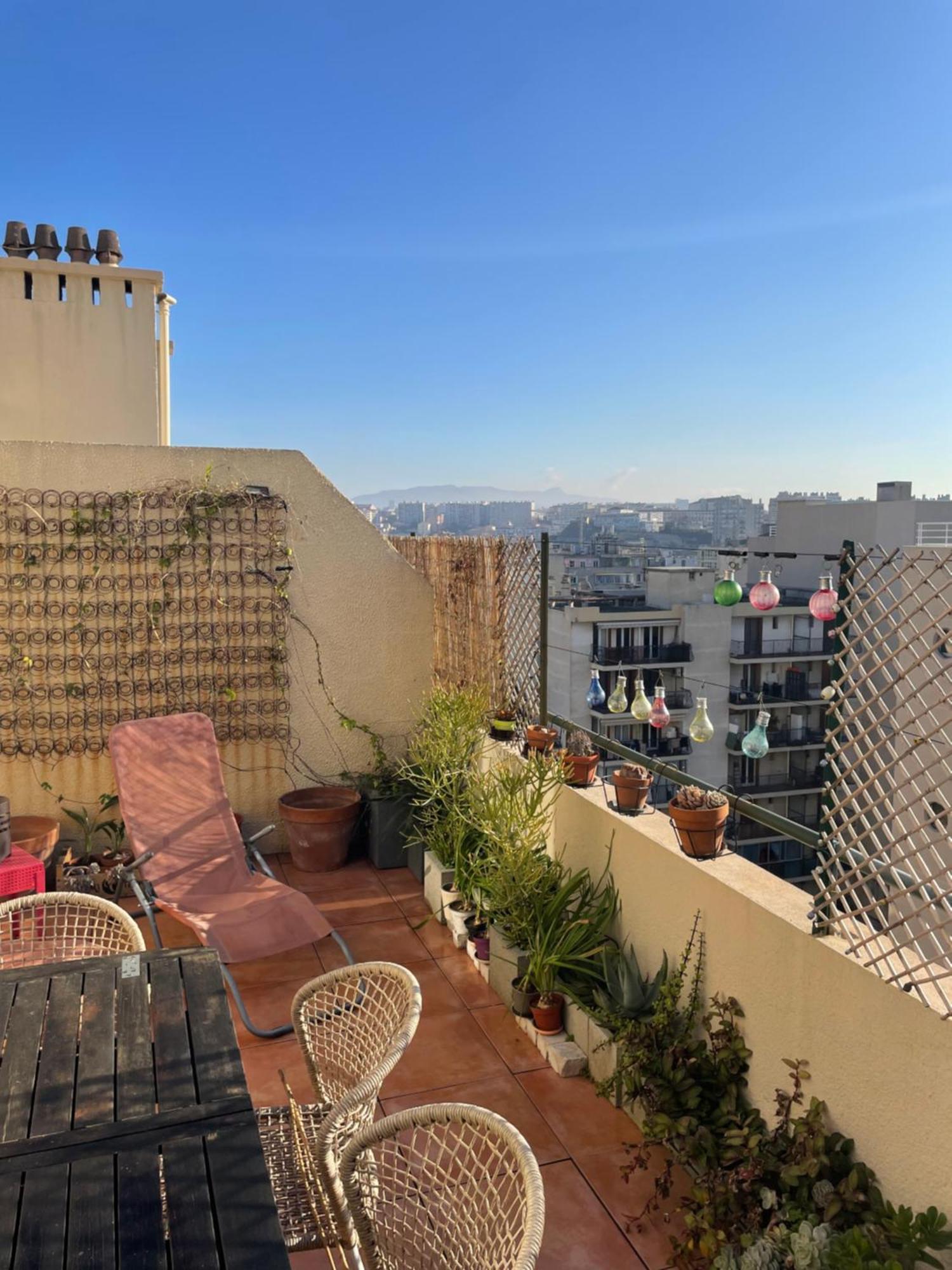 4 Personnes Appart 60 M2 Terrasse 35M2 Sejour Sud 2 Vraies Chambres Gare Saint-Charles Universite Marseille Eksteriør bilde